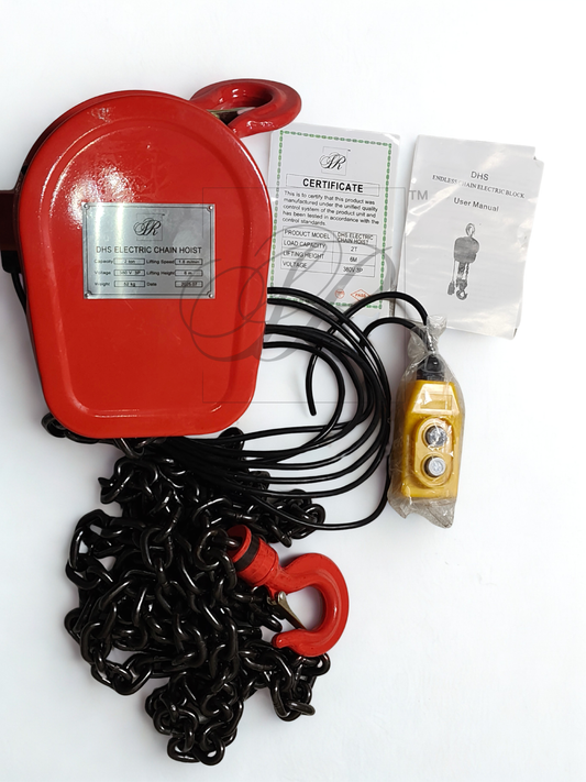 3 Ph. DHS Electric Chain Hoist 2 T 6 Mtr