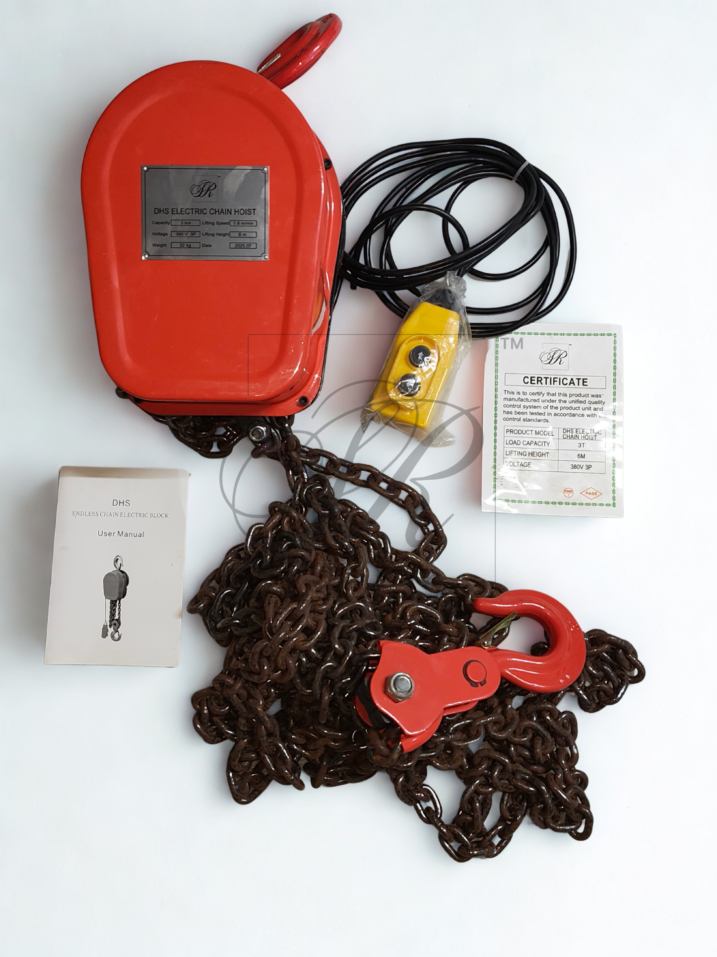 3 Ph. DHS Electric Chain Hoist 3 T 6 Mtr