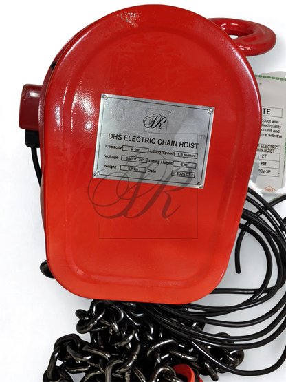 3 Ph. DHS Electric Chain Hoist 2 T 6 Mtr
