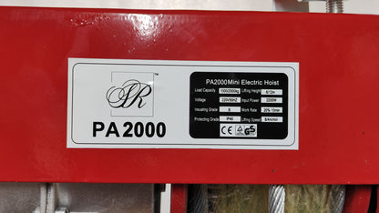 MINI ELECTRIC HOIST PA 2000