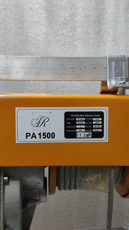 MINI ELECTRIC HOIST PA 1500