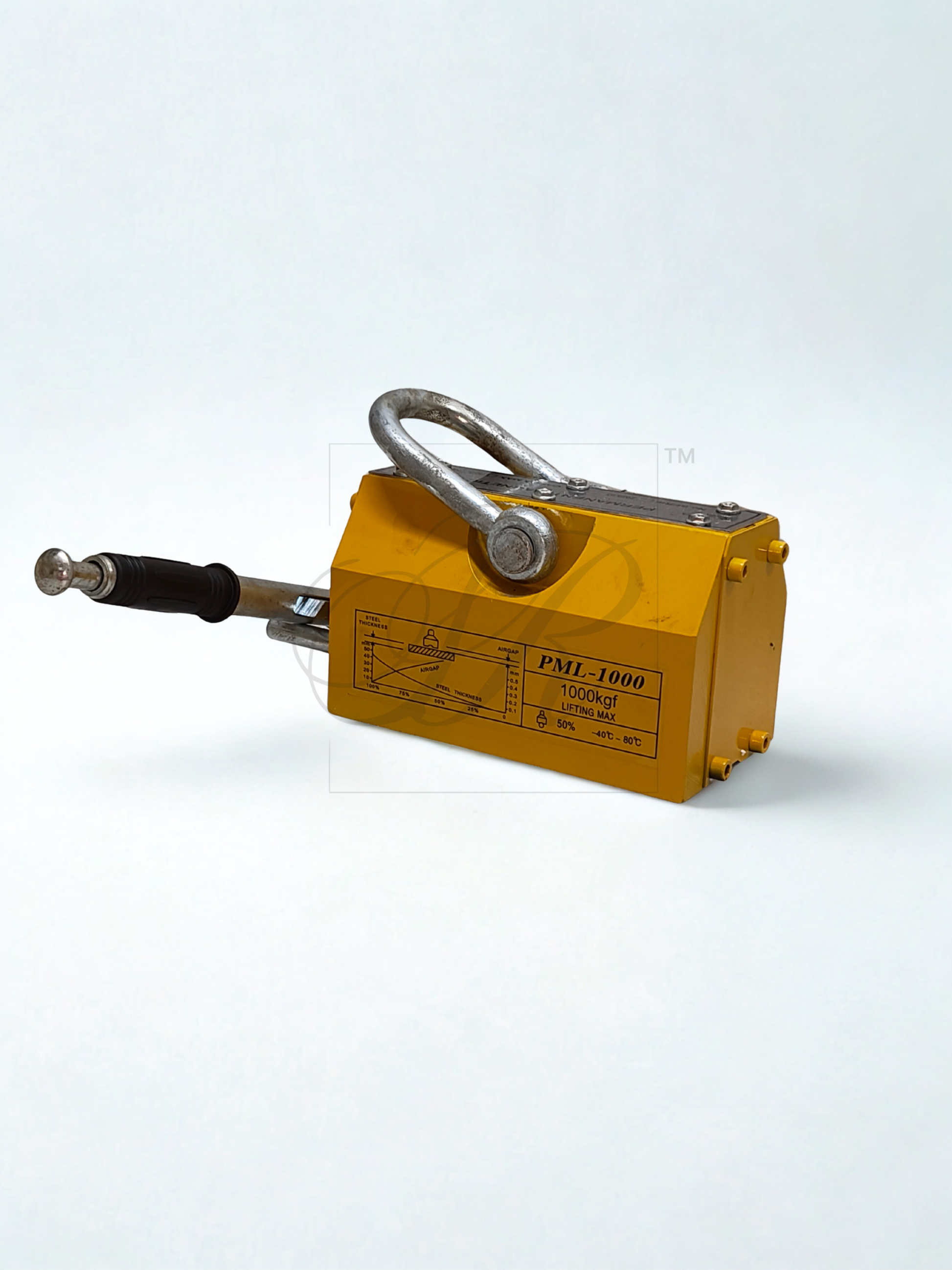 Permanent Magnetic lifter with handle 1000 kg 