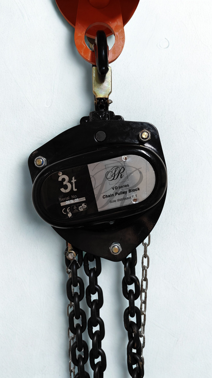 VD Chain Pulley Block 3 Ton 3 Mtr