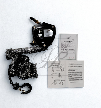VD Chain Pulley Block 1 Ton 3 Mtr