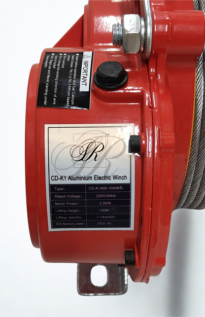 CD-K1 Aluminium Electric Winch 6 mm