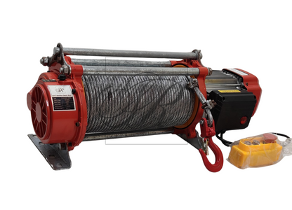 CD-K1 Aluminium Electric Winch 500-1000 kg 8 mm wire rope