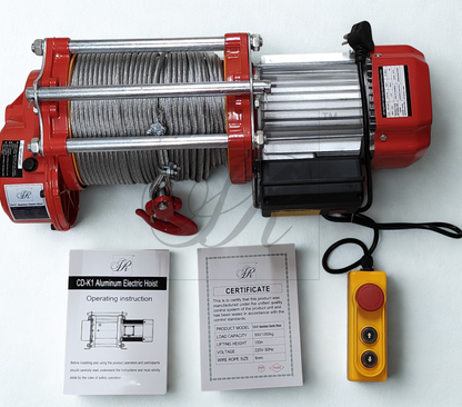 CD-K1 Aluminium Electric Winch 6 mm