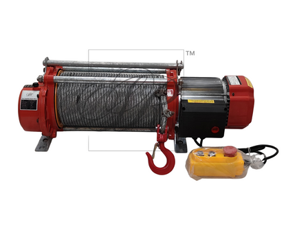 CD-K1 Aluminium Electric Winch 500-1000 kg 8 mm wire rope