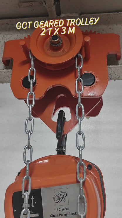 GCT Geared Trolley 2 Ton